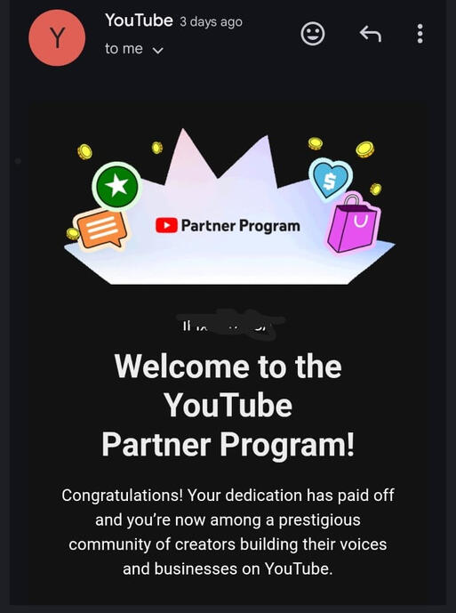 Channel Monetization Success